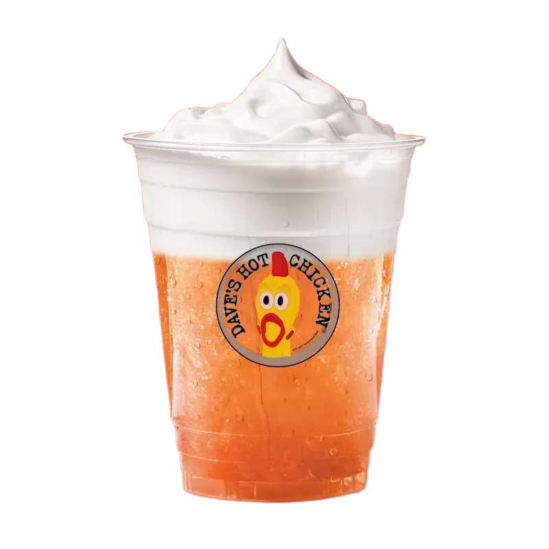 Orange Creme Slusher at Dave's Hot Chicken