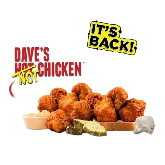 10 pc Cauli Tender Bites at Dave's Hot Chicken