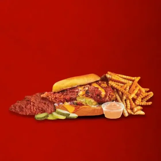 Dave's #3 1 Tender & 1 Slider w/ Fries