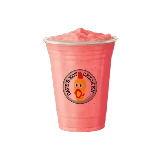 Frozen Minute Maid Strawberry Lemonade at Dave's Hot Chicken