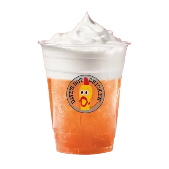 Orange Creme Slusher at Dave's Hot Chicken