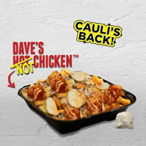 Large Cauliflower Top-Loaded Fries at Dave's Hot Chicken