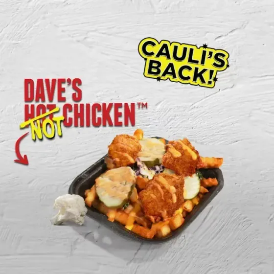 Small Cauliflower Top-Loaded Fries at Dave's Hot Chicken