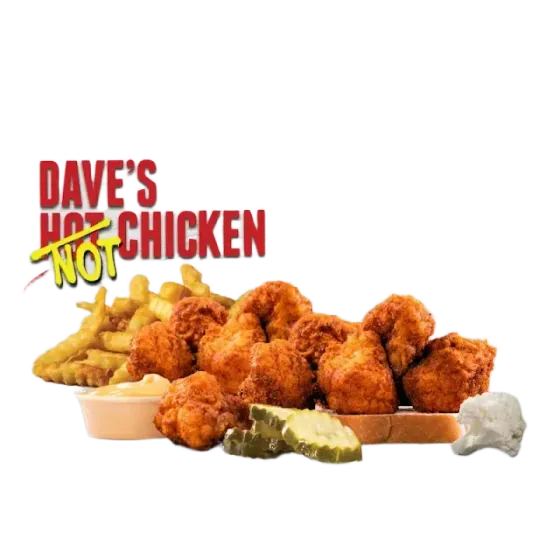 10 pc Cauli Tender Bites w/ Fries at Dave's Hot Chicken
