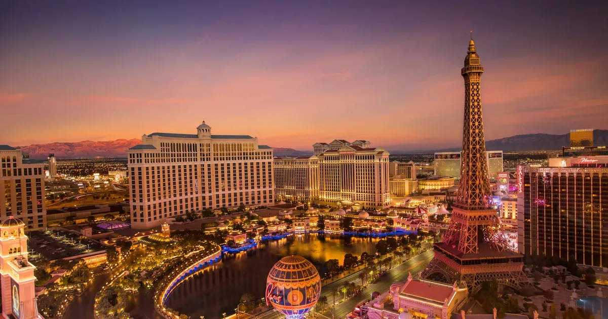 Las Vegas Strip skyline at dusk — Dave's Hot Chicken Las Vegas locations guide