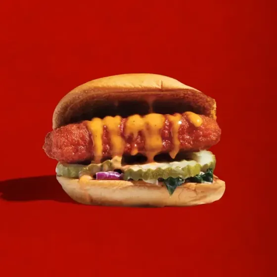 Hot Mozz Slider at Dave's Hot Chicken