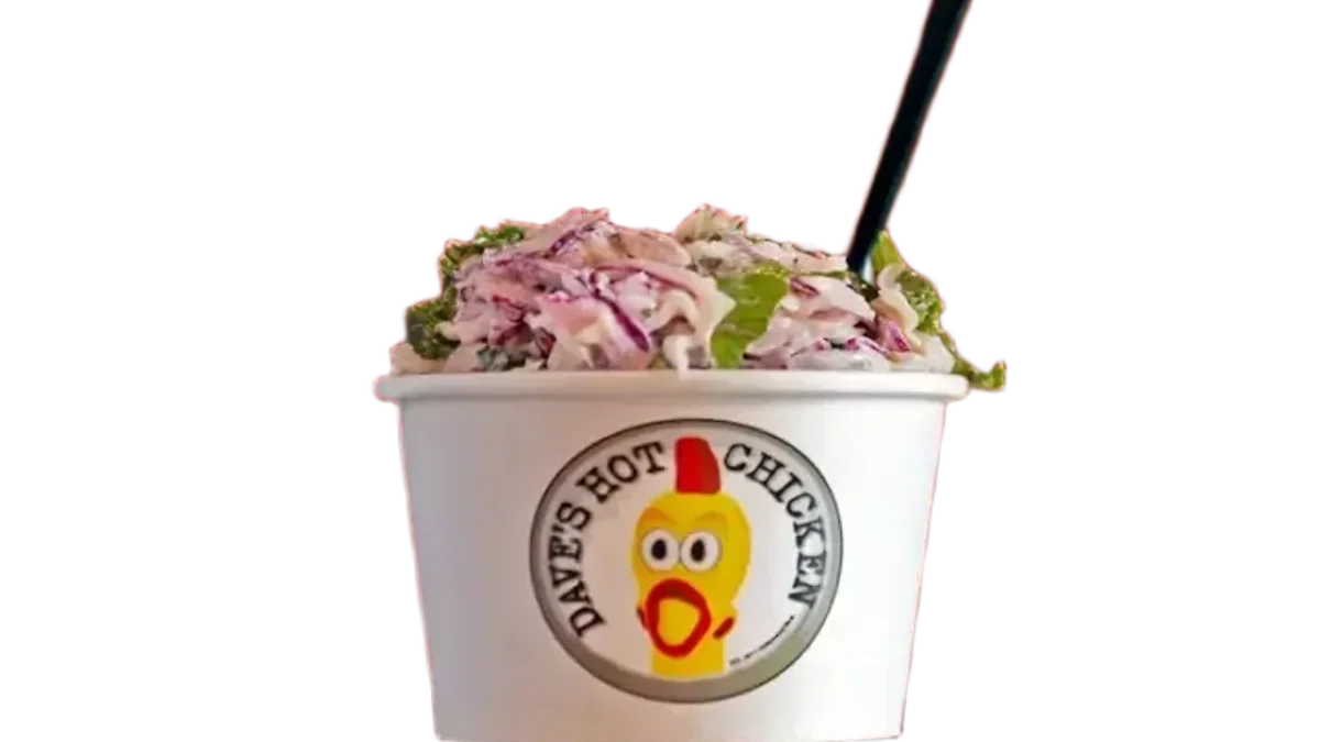 Dave's Hot Chicken kale slaw — the healthiest side option